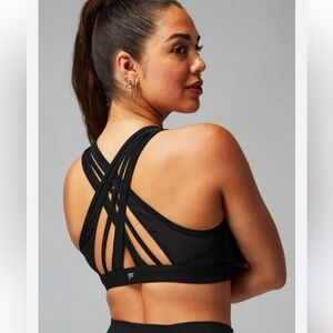 Fabletics Black Faye High Impact Sports Bra